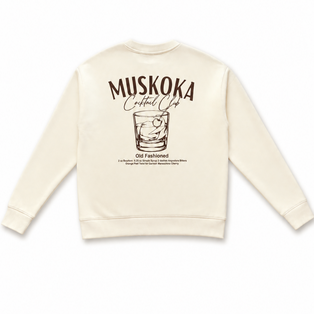 Muskoka Cocktail Crewneck - Old Fashioned