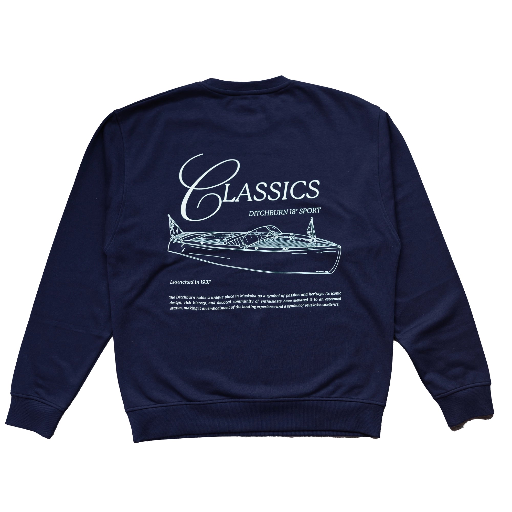 Navy Ditchburn Crew Neck