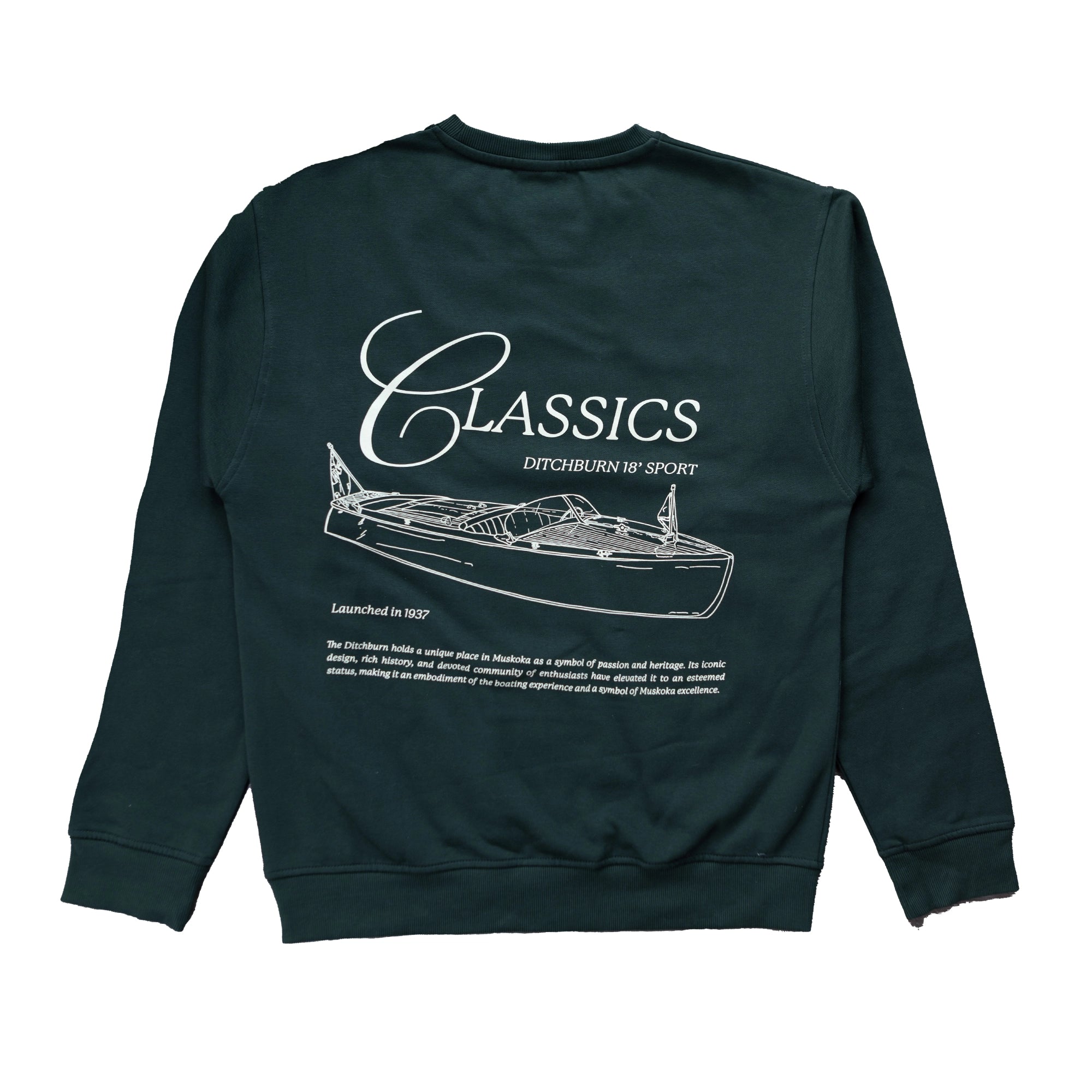 Green Ditchburn Crew Neck